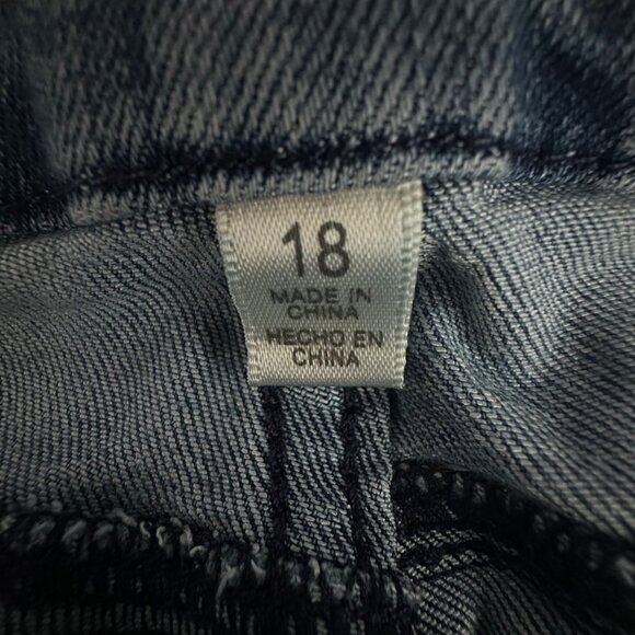 Seven7 Womens Plus Size 18 Tummyless Bootcut Jeans Blue Denim Cotton Blend - Picture 3 of 8